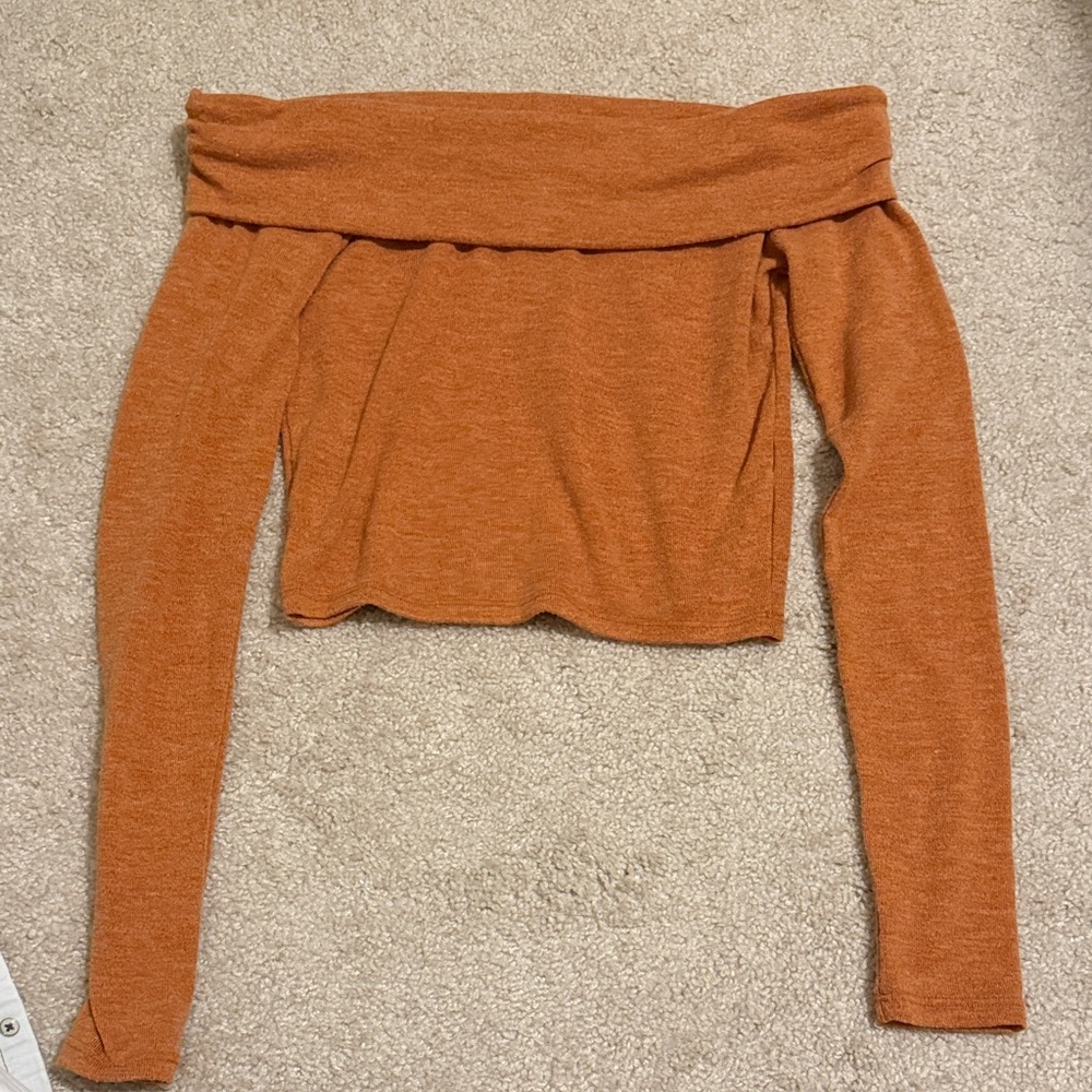 Forever 21 Rust Knit Top